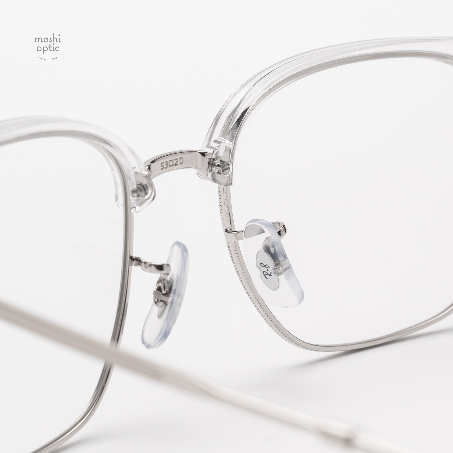 Ray-Ban RX7216F 2001 Transparent on Silver