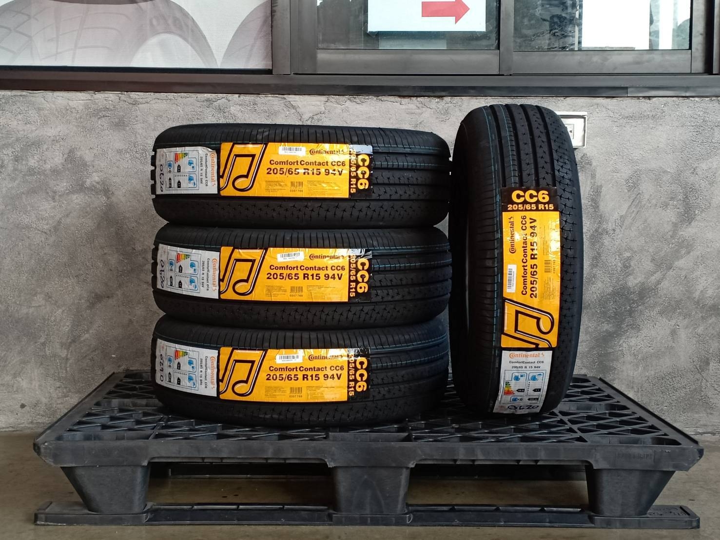 CONTINENTAL 205/65R15 CONTACT CC6 94V MADE IN THAILAND