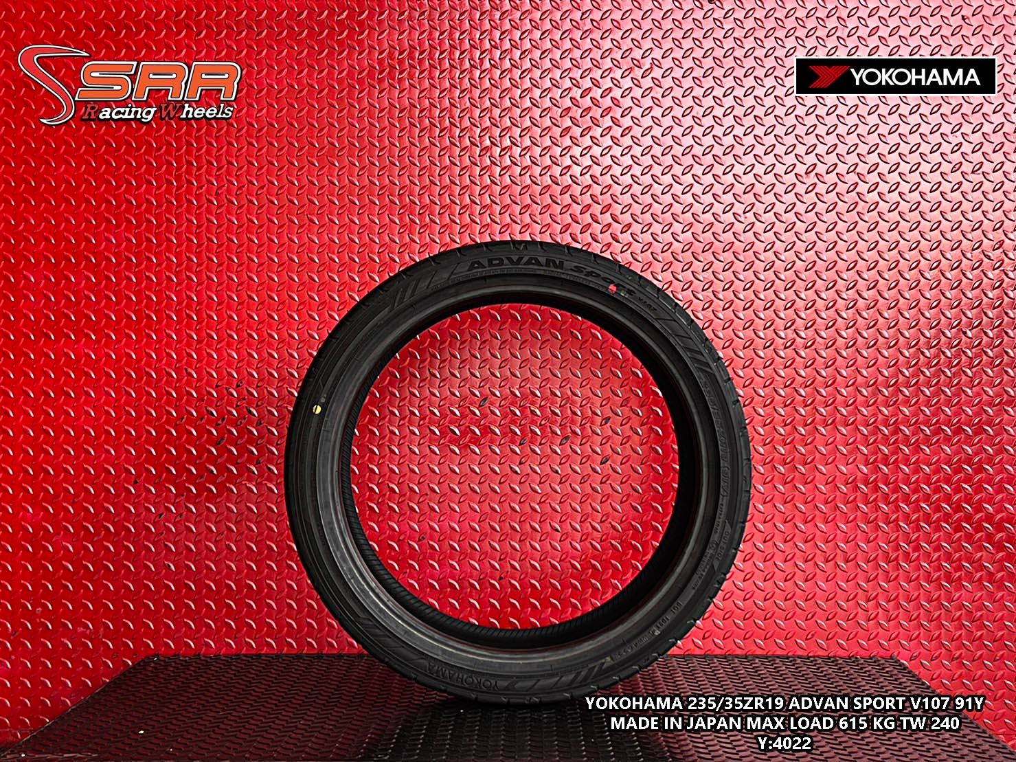 YOKOHAMA V107 235/35ZR19 ปี2022