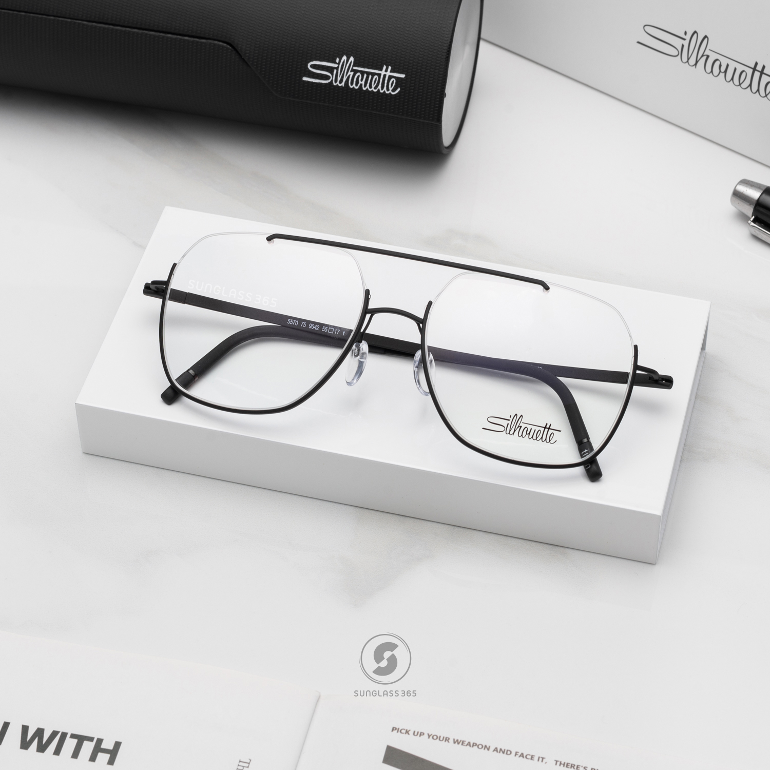 กรอบแว่น Silhouette Dynamic Dawn 5570 9042