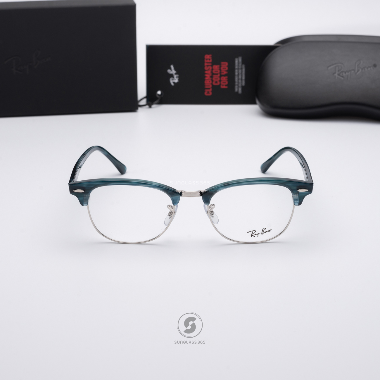 Ray Ban RX5154 8377 Striped Green