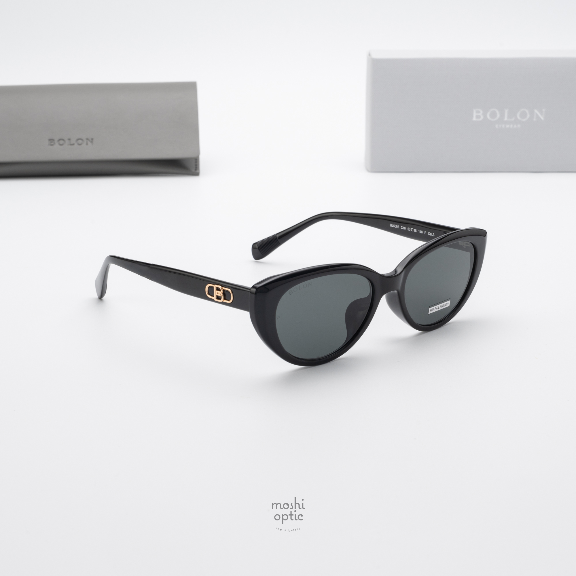 แว่นกันแดด BOLON รุ่น BL5092 Celeste C10 Bright Black