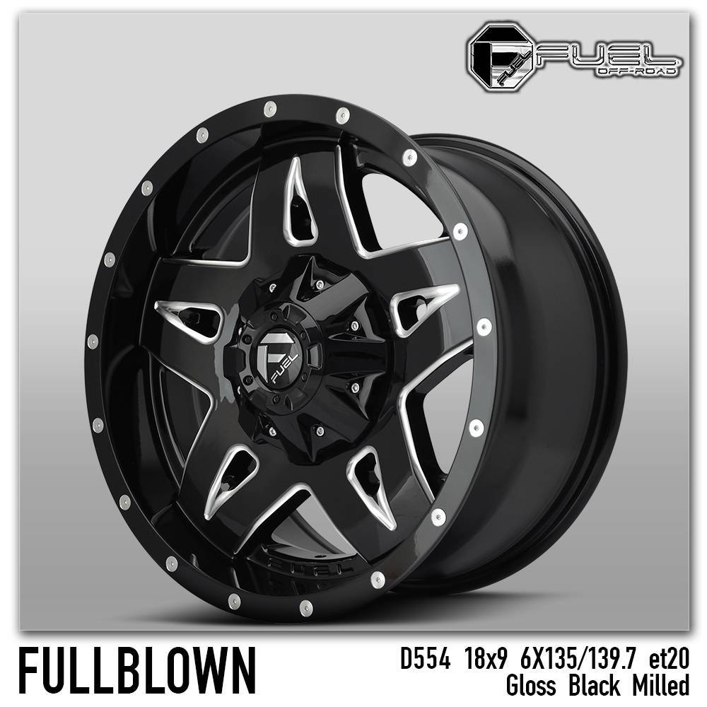 FUELFULLBLOWN ล้อแท้ ราคาพิเศษ 18x9 offset+20 PCD 139.7
