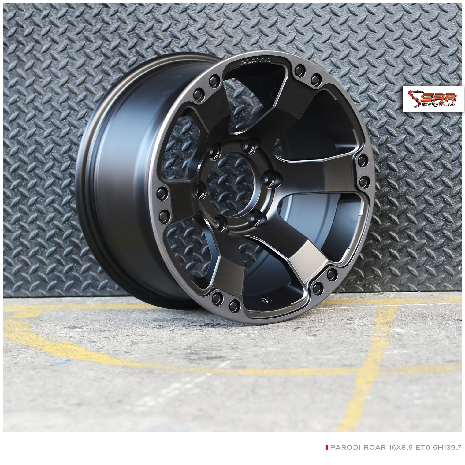 PARODI ROAR โรอาร์ ขอบ16 ทุกสี ล้อพร้อมยาง HANKOOK MT