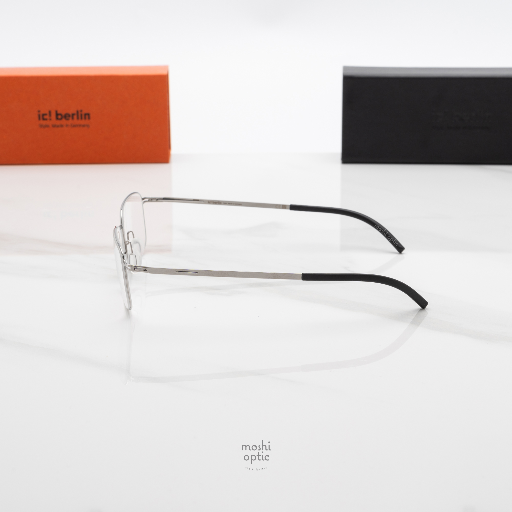 กรอบแว่น IC BERLIN Kouji Chrome