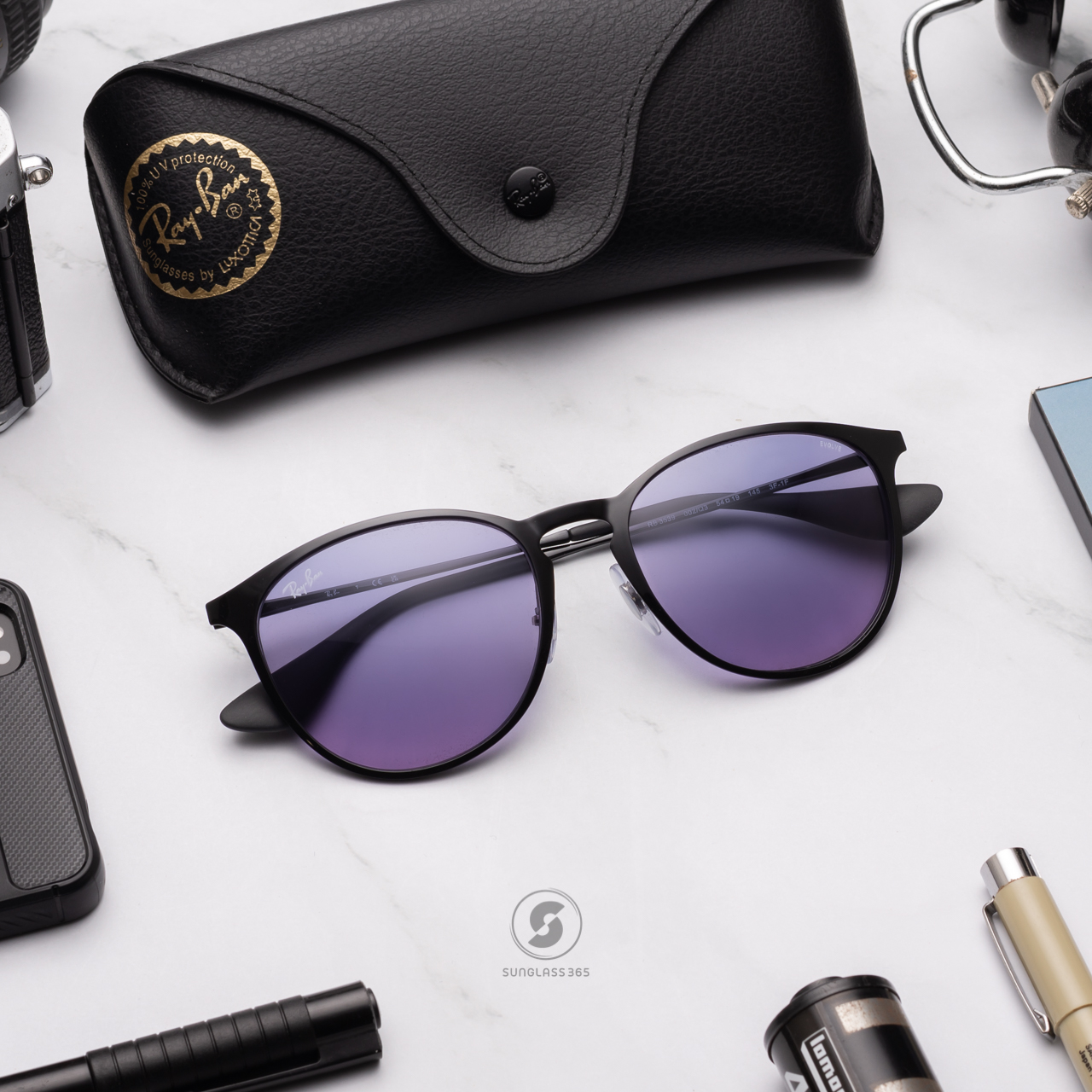 Ray-Ban Erika RB3539 002/Q3 Black Evolve