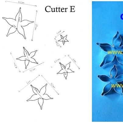 Aluminum mold cutter (cutter E)