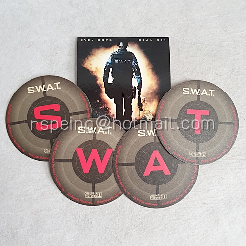 แผ่นรองแก้วจากภาพยนตร์เรื่อง S.W.A.T