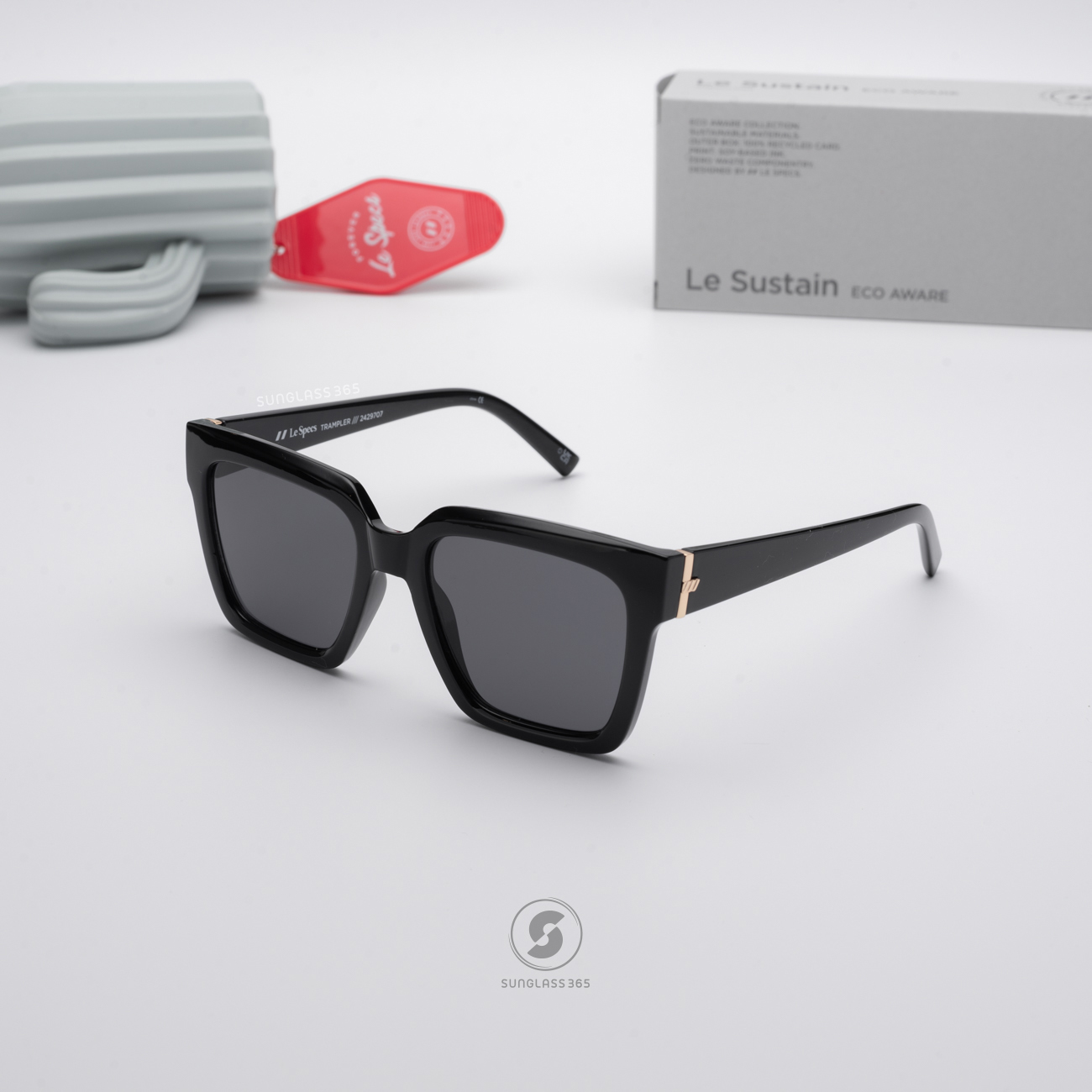 แว่นกันแดด Le Specs LSP2429708 TRAMPLER Black