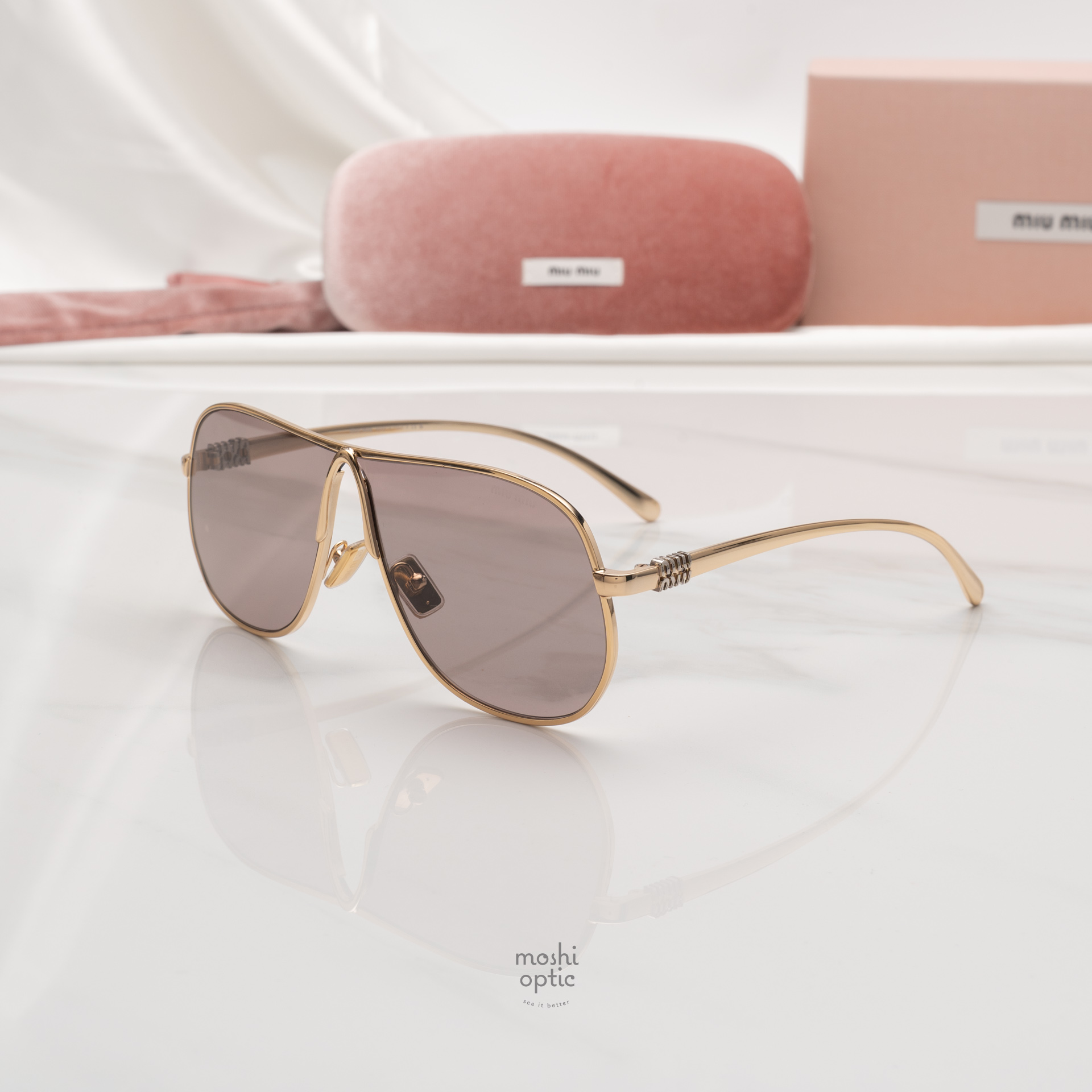 แว่นกันแดด Miu Miu MUA56S 5AK20I