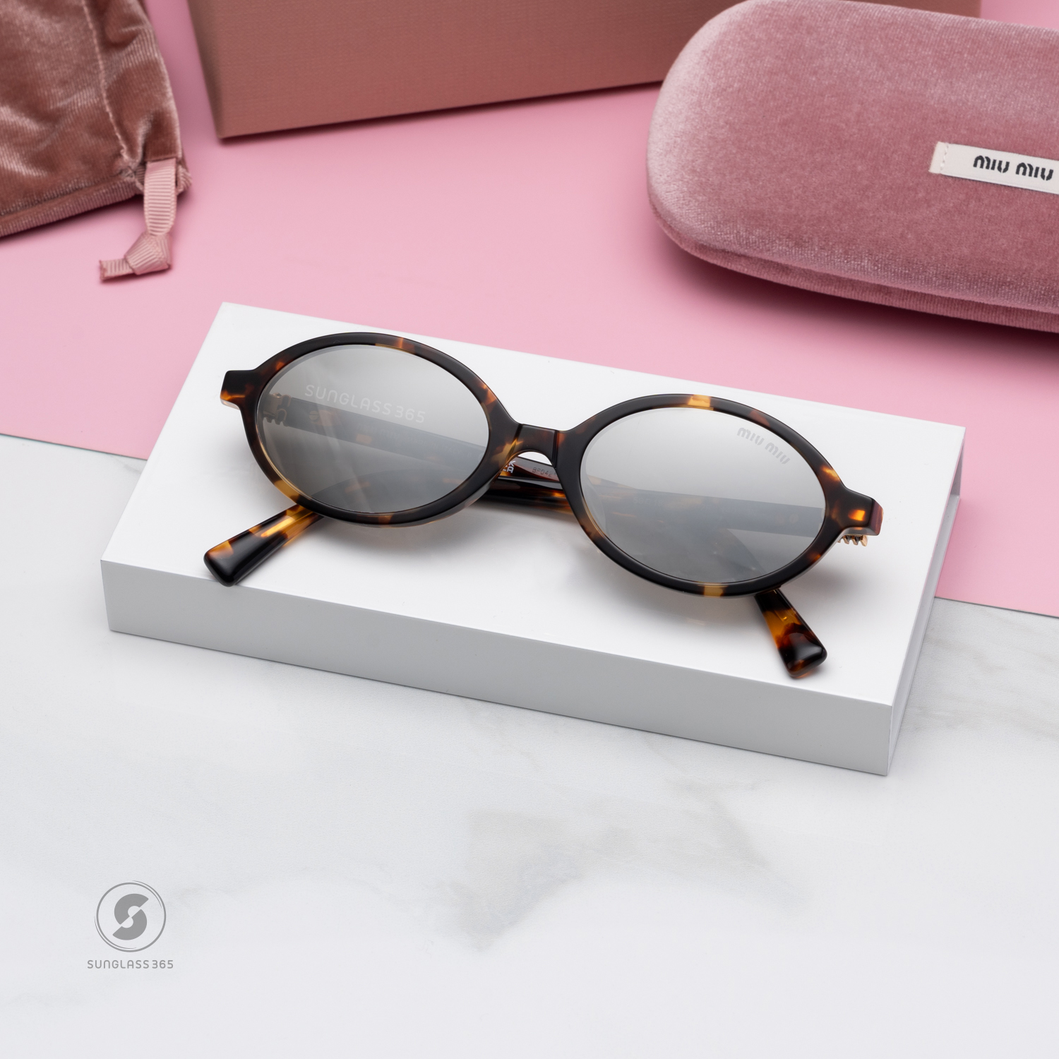 แว่นกันแดด Miu Miu MU04ZSF VAU07F