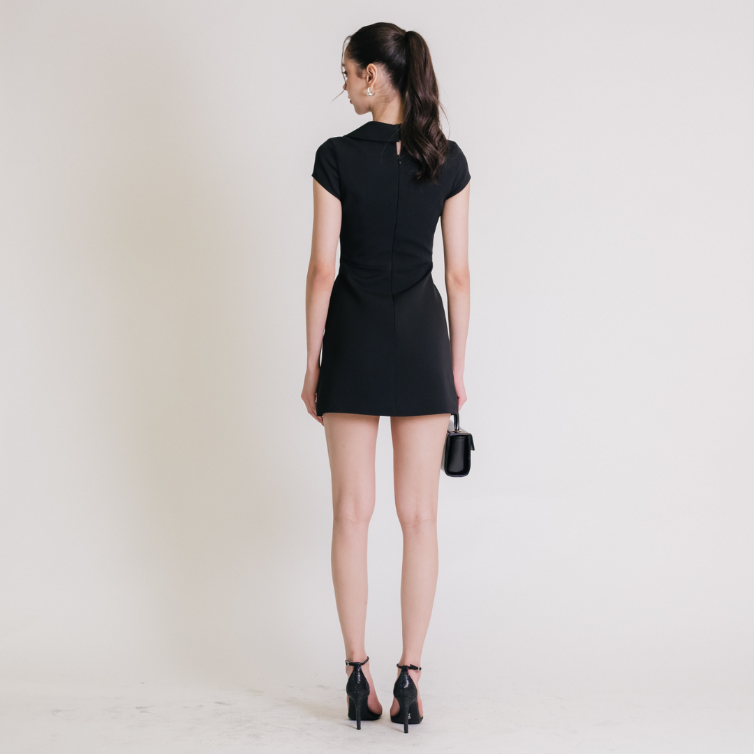 Lism D-108 The Grace Collar Dress ชุดเดรสสุดน่ารักเรียบหรู