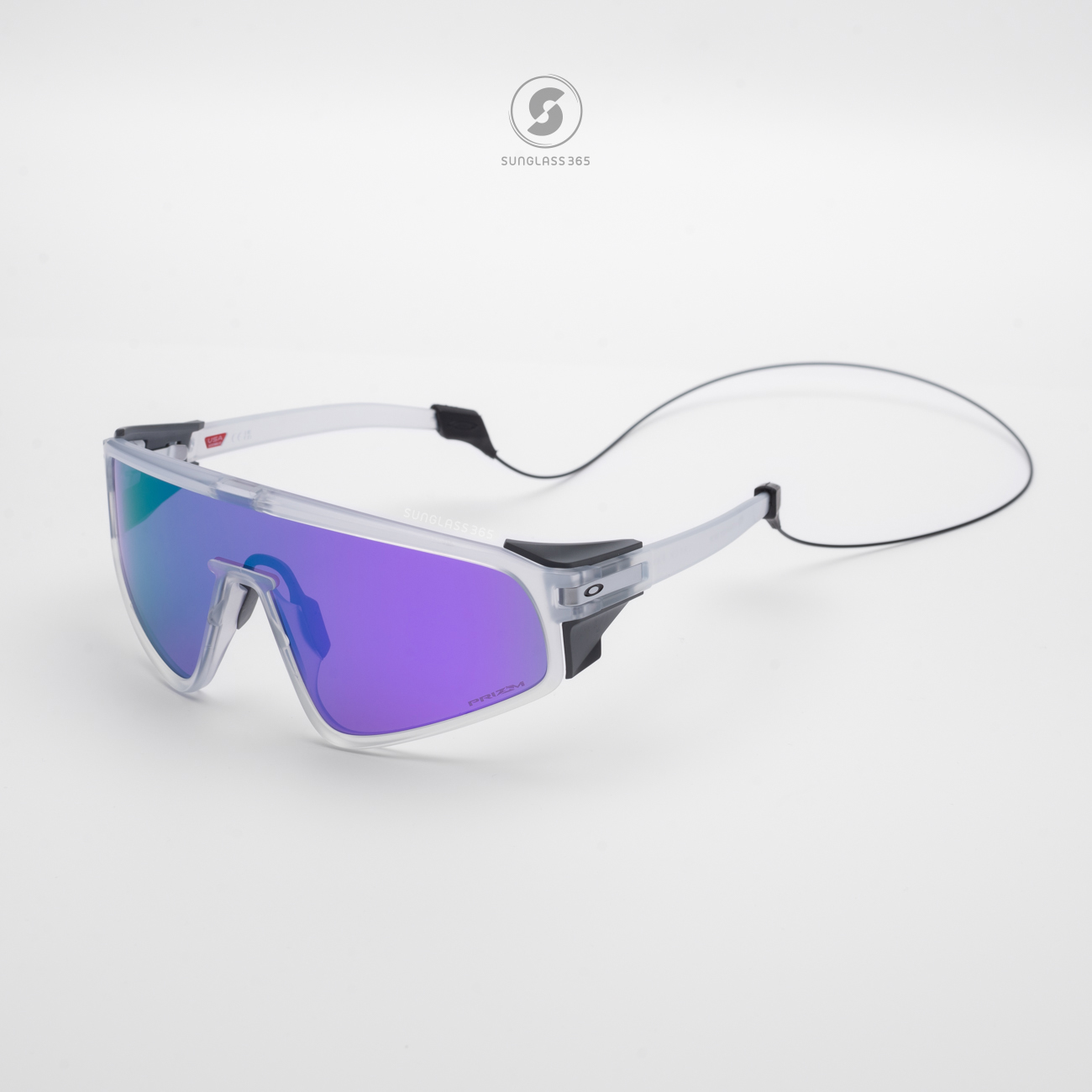OAKLEY LATCH PANEL OO9404-02 Matte Clear Prizm Violet