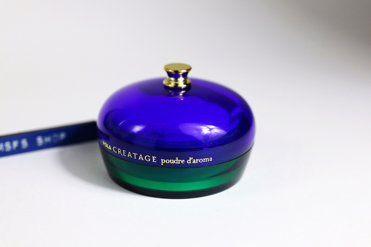 [Vintage] POLA Creatage Poudre D'aroma 9g ตลับแป้งอัดแข็ง - เครื่องสำอาง Vintage