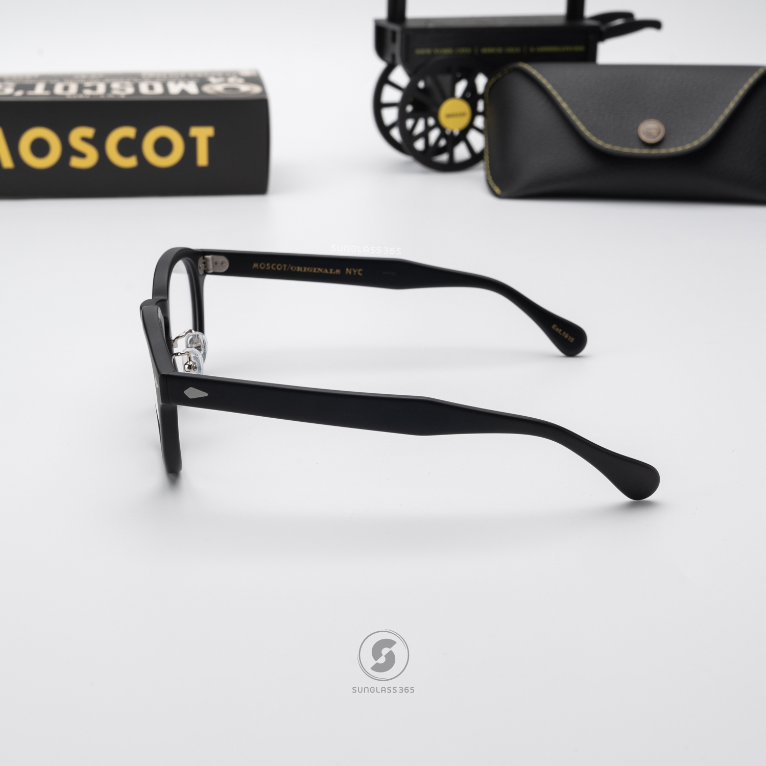 แว่นสายตา Moscot Lemtosh Col. Matte Black (Asian Fit with Nose Pad)