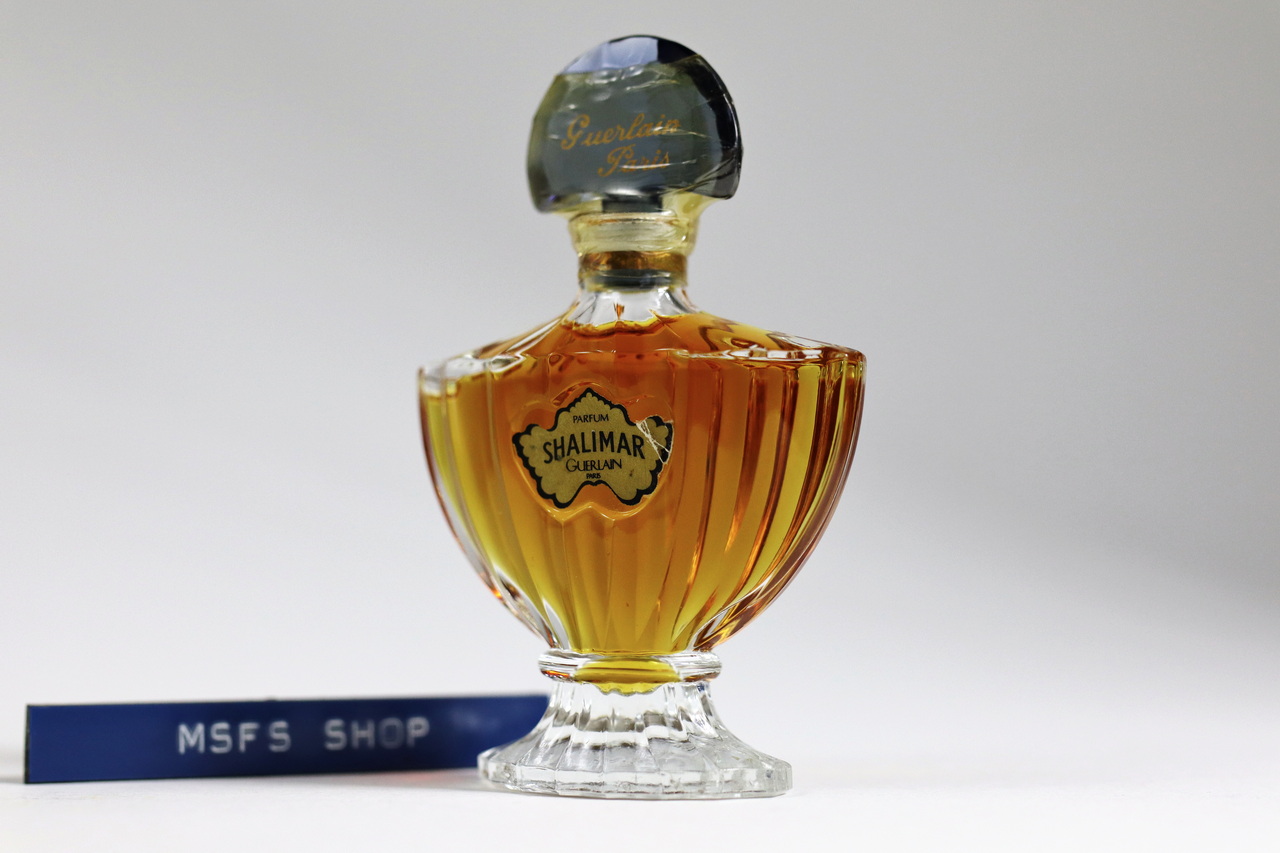 [Vintage]🌟GUERLAIN Shalimar Parfum [Saint Gobain bottle] 15ml Splash แบบแต้ม - น้ำหอม Vintage
