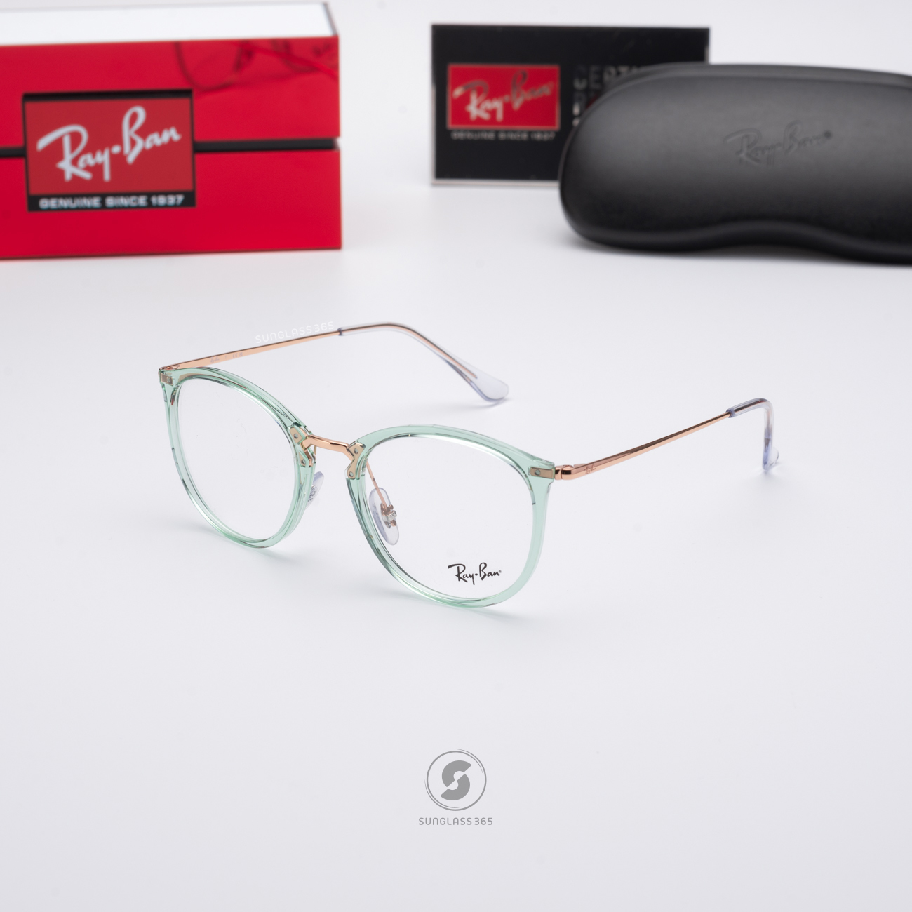 RayBan RX7140 8337 Transparent Green