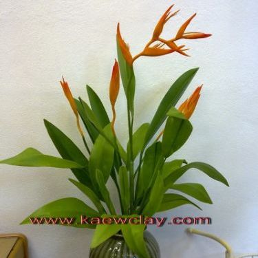 พิมพ์อลูมิเนียมตัดดอก+ใบก้ามกุ้ง(ธรรมรักษา)(Aluminum mold cutter Heliconia + leaves )