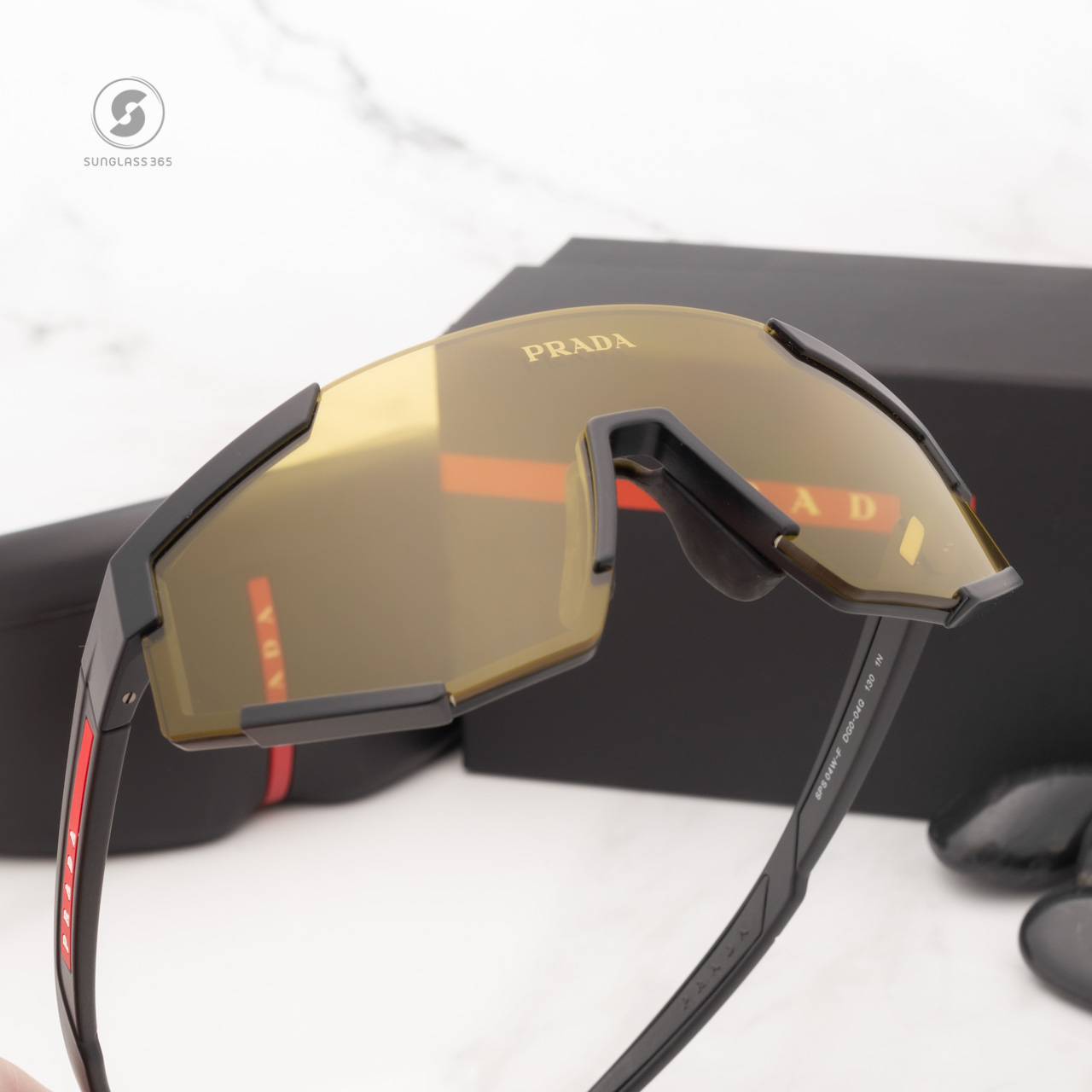 PRADA PS04WSF DG004Q Black Rubber