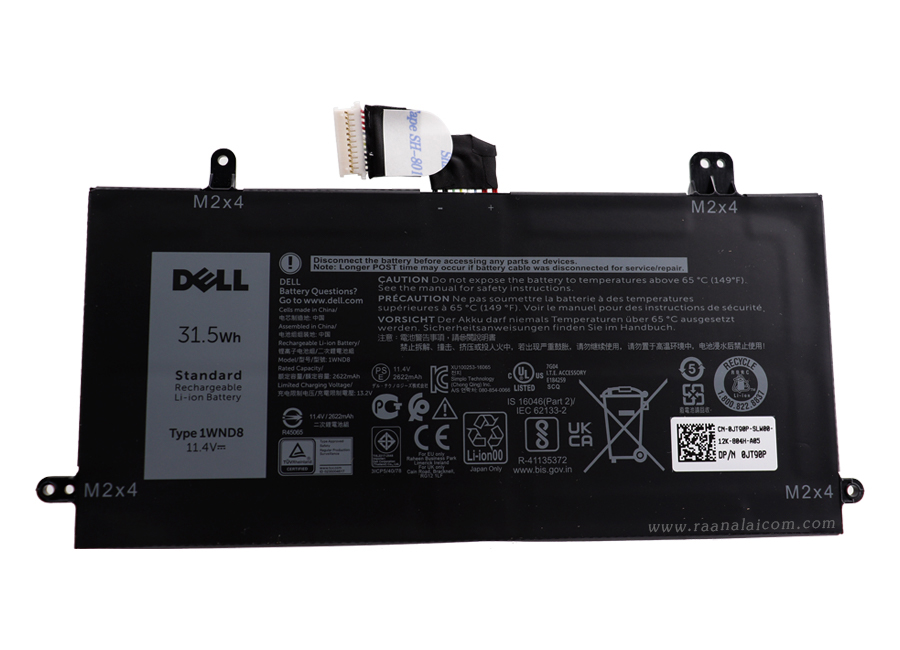 Battery Dell Latitude 5285 2in1 Origina 1WND8 ลด ราคา พิเศษ แบตเตอรี่ โน๊ตบุ๊ค Dell 5285 31.5Whr ตรงรุ่น