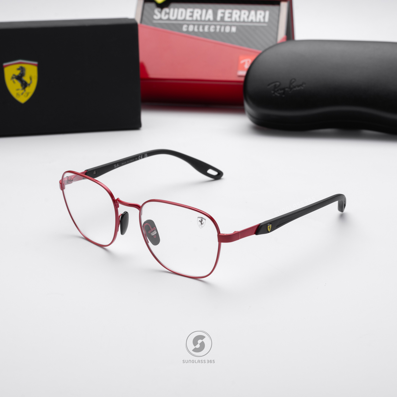 Ray-Ban Ferrari Collection RX6484M F047 Red สำเนา