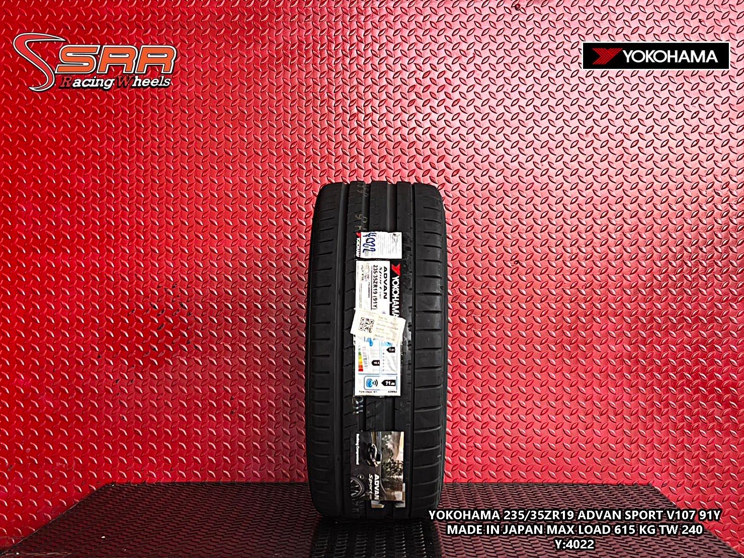 YOKOHAMA V107 235/35ZR19 ปี2022
