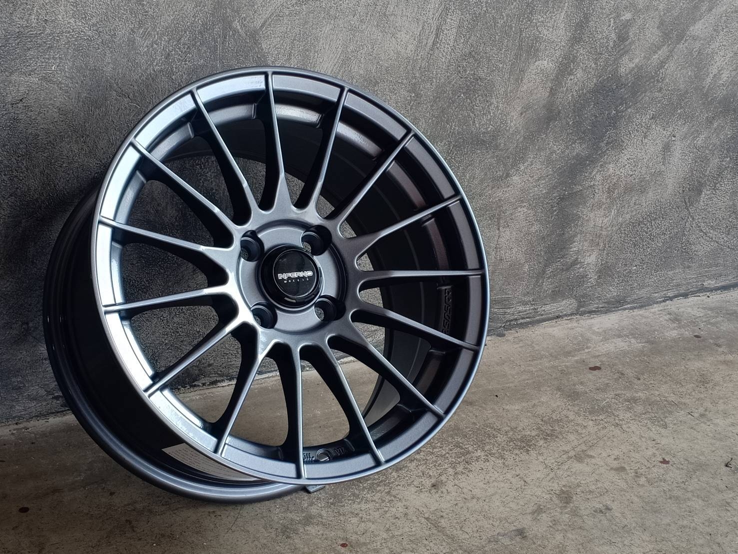 ล้อแม็กขอบ15 193 15X7.5 4X100 35 73.1 GUNMETAL