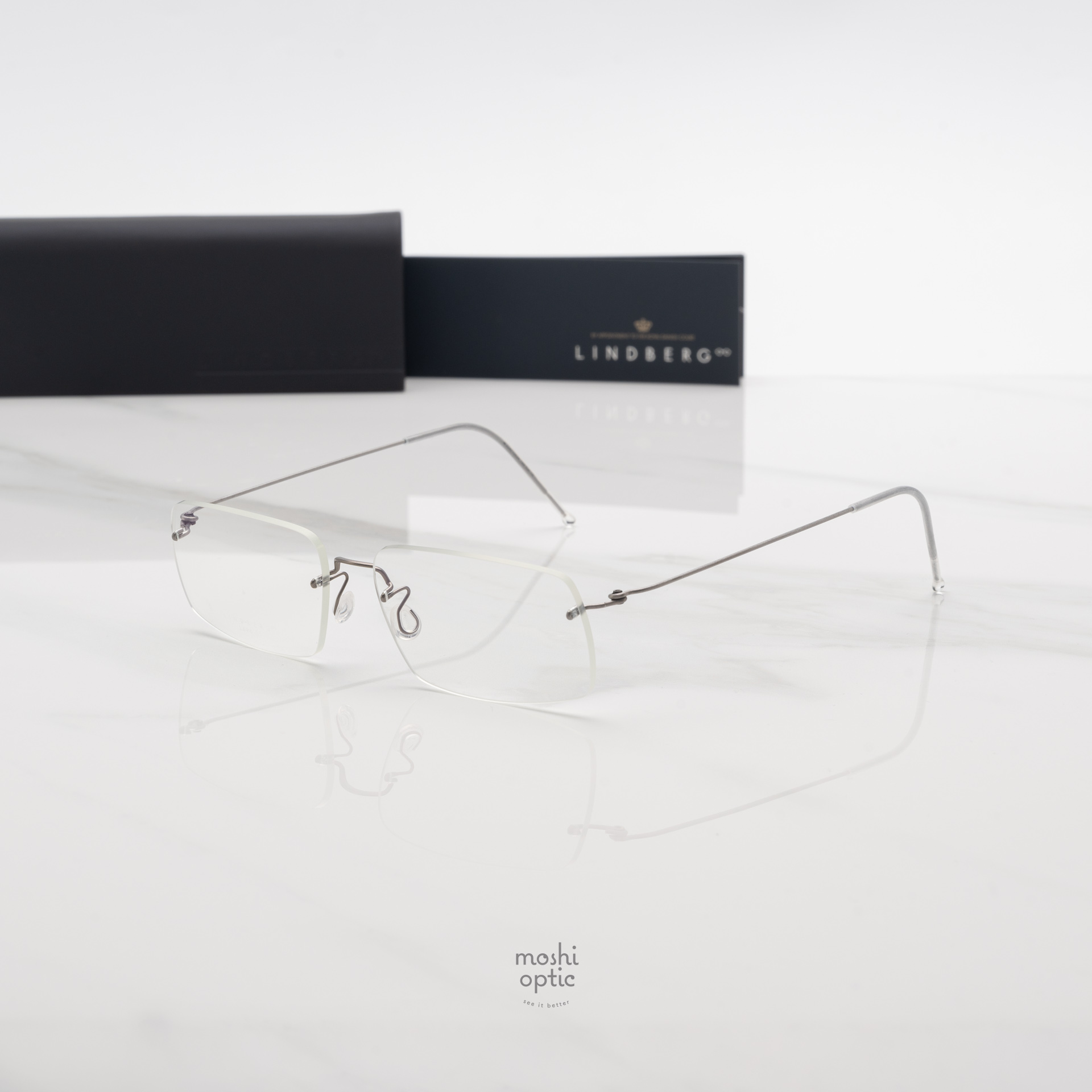 แว่นสายตา Lindberg Spirit Titanium 054 15E2B 10