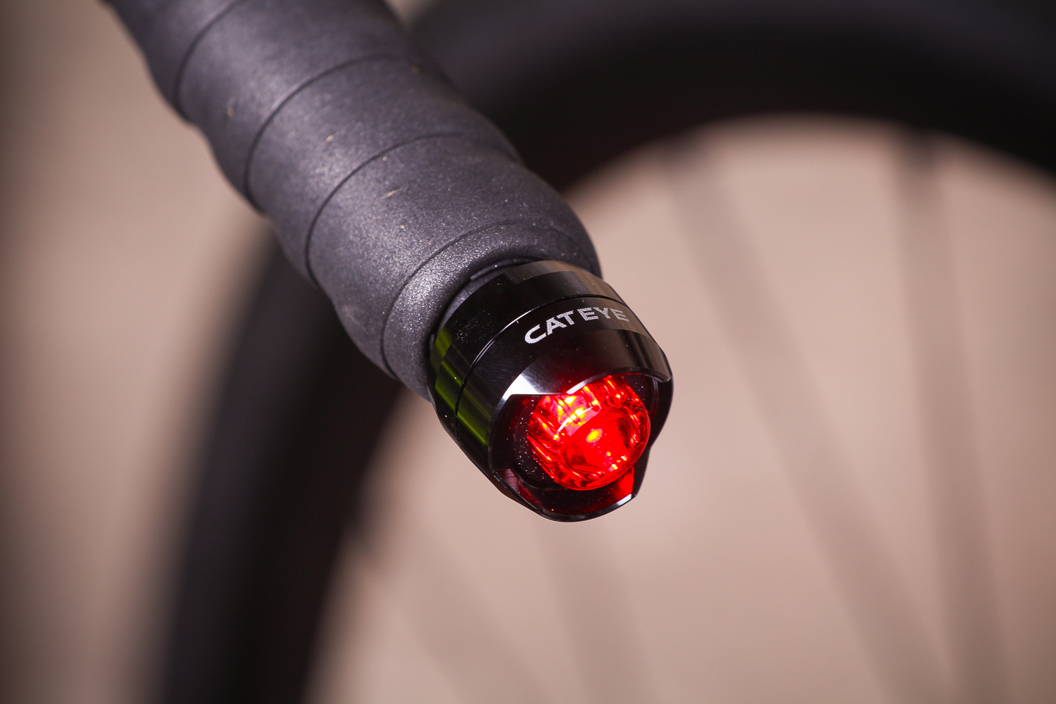 CatEye ORB Bar End SL-LD160-R-BE ไฟติดปลายแฮนด์