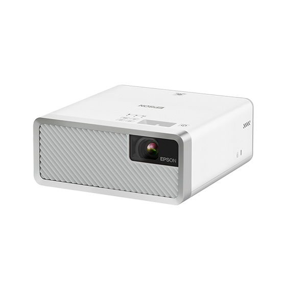 EPSON EF-100W | โปรเจคเตอร์เลเซอร์พกพา ดีไซน์ทันสมัย สีขาวสวยงาม | ความสว่าง 2,000 ANSI Lumens | ใช้งานง่ายในบ้านหรือออฟฟิศ