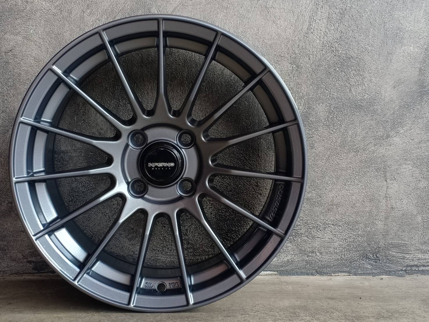 ล้อแม็กขอบ15 193 15X7.5 4X100 35 73.1 GUNMETAL