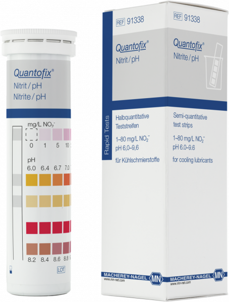 QUANTOFIX® Nitrite/pH 91338 กระดาษทดสอบไนไตรท์,กรด-ด่าง