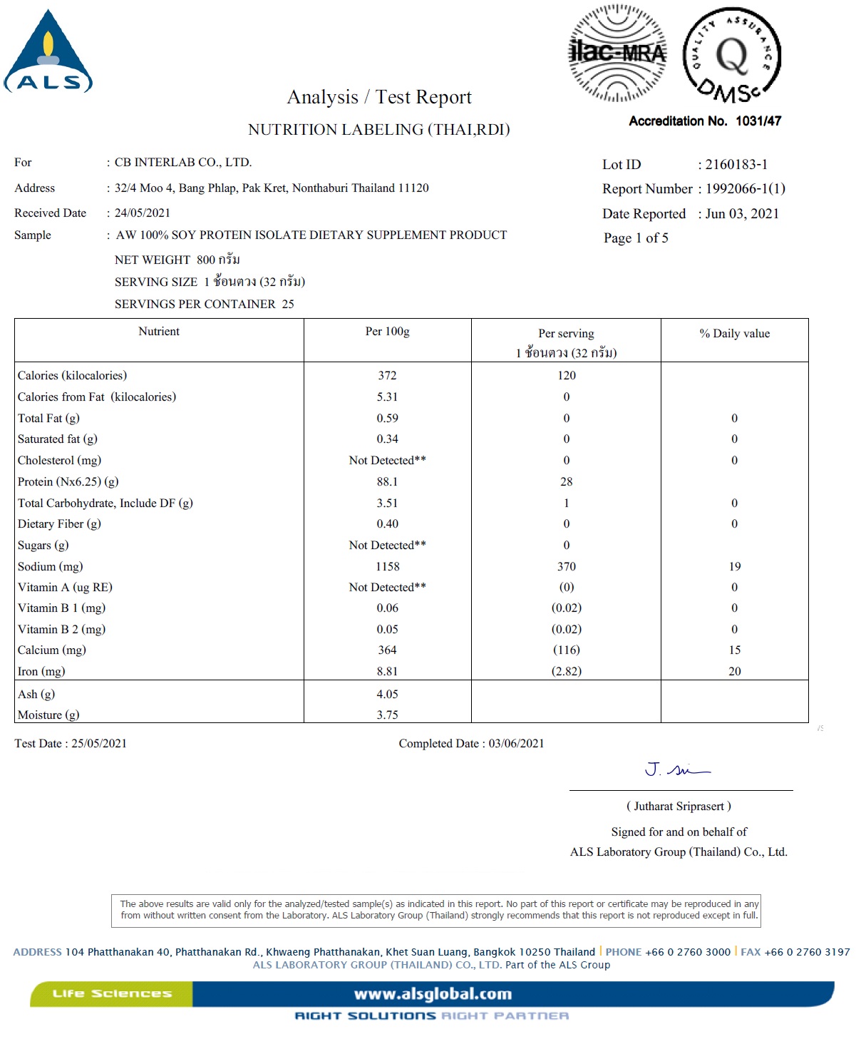 AW-SOY ISOLATE แพ็ค 3 ถุงฟรีแก้ว(สุ่มสี)