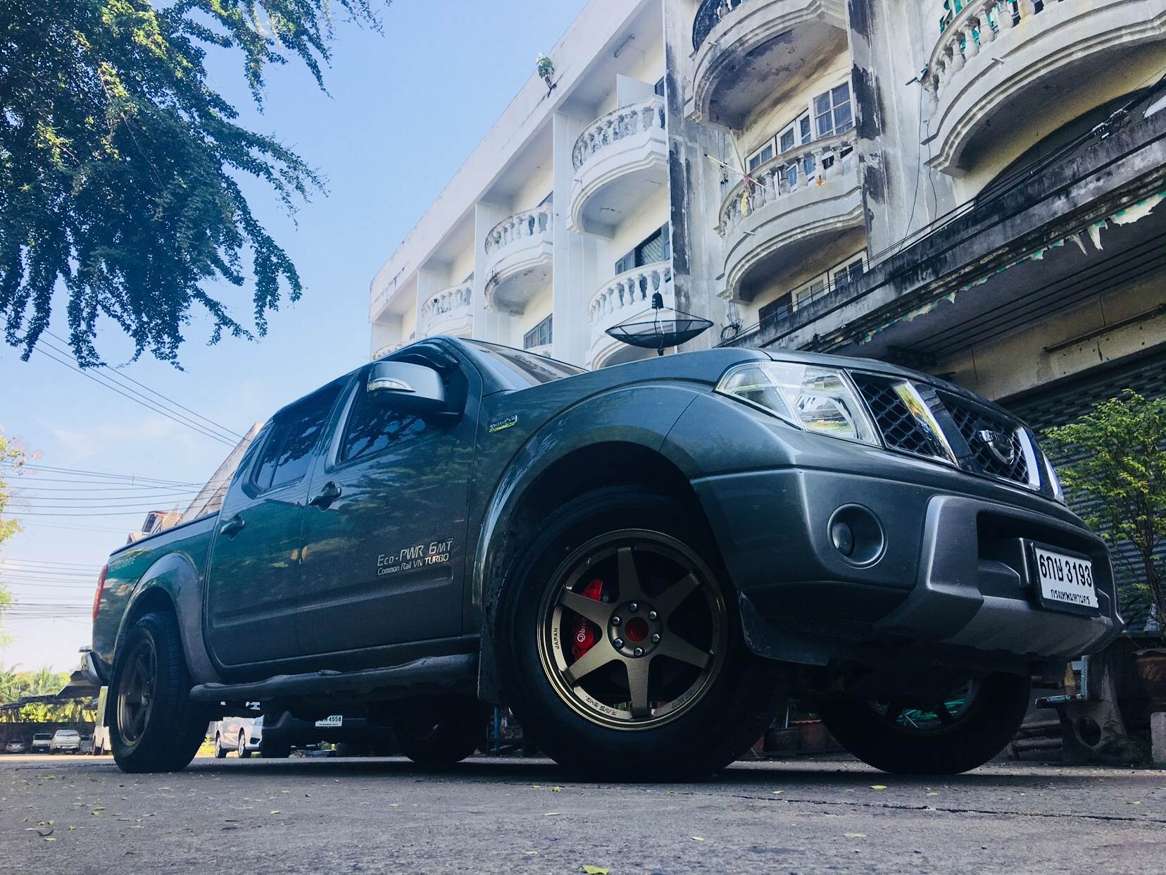 TE37 ขอบ18 ใส่นาวาร่า ตรงรุ่น ไม่ต้องแปลง