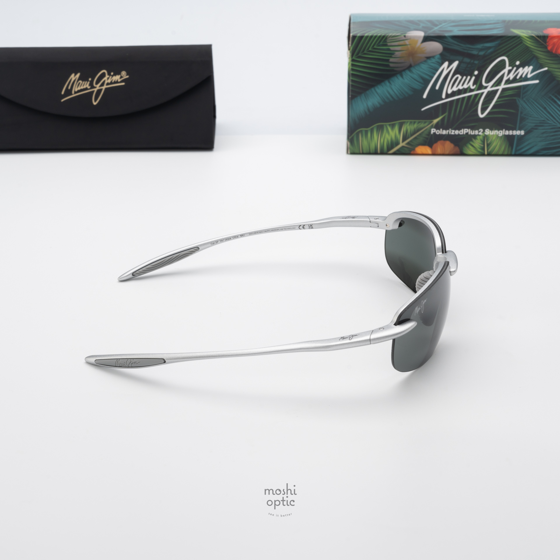 แว่นกันแดด Maui Jim HOOKIPA ULTRA MJ676 002 Neutral Grey