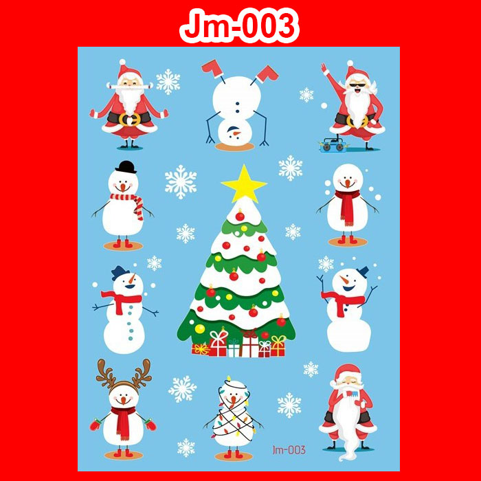 Tattoo Christmas สติ๊กทูคริสต์มาส แทททู #B