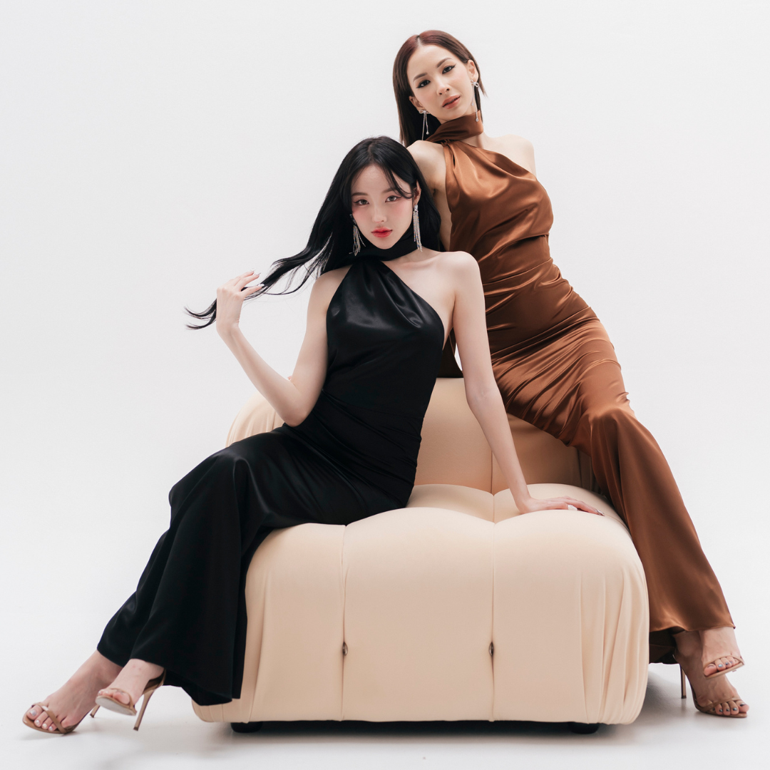 Lism D-095 Eternal Satin Gown ชุดเดรสยาวซาติน