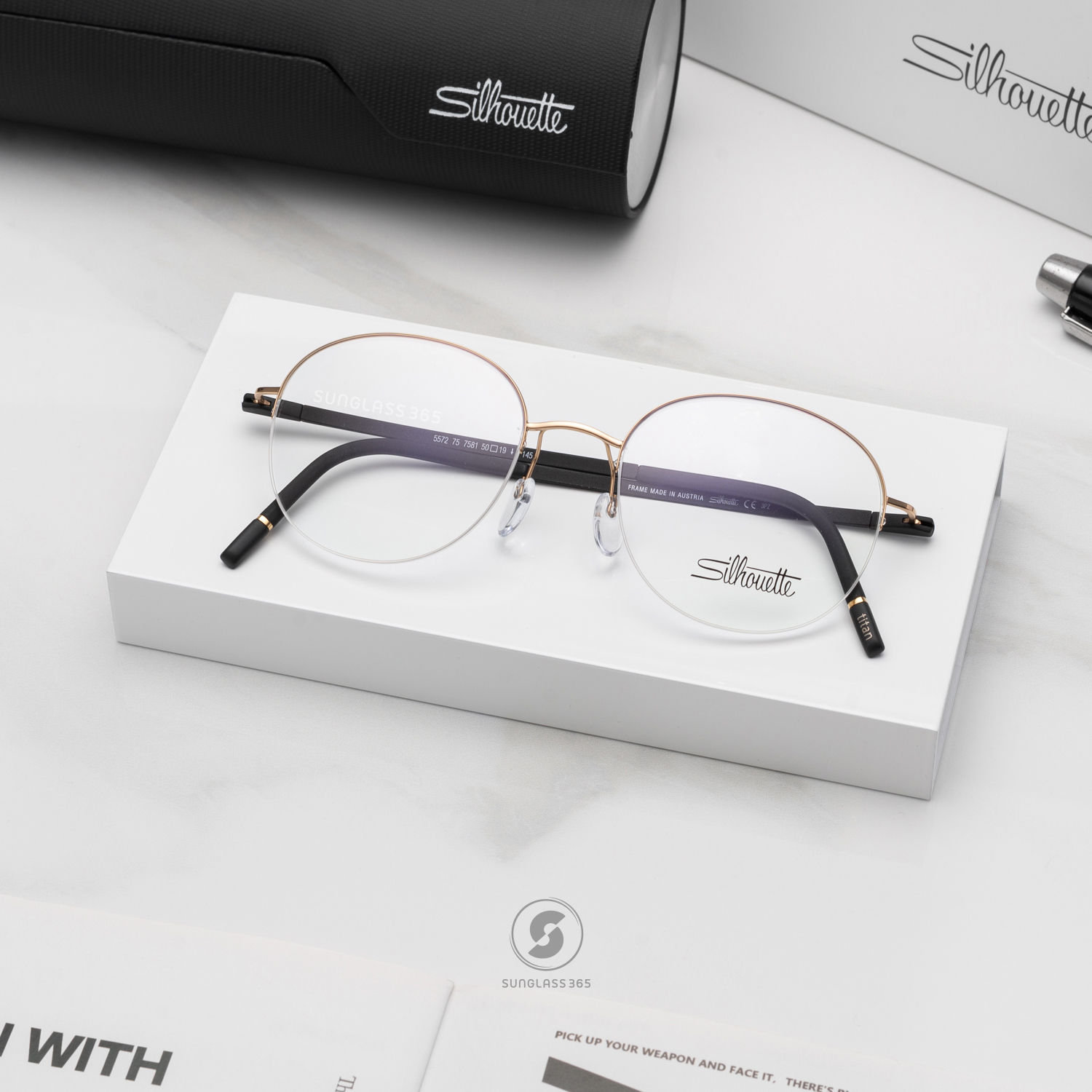 กรอบแว่น Silhouette Dynamic Dawn 5572 7581