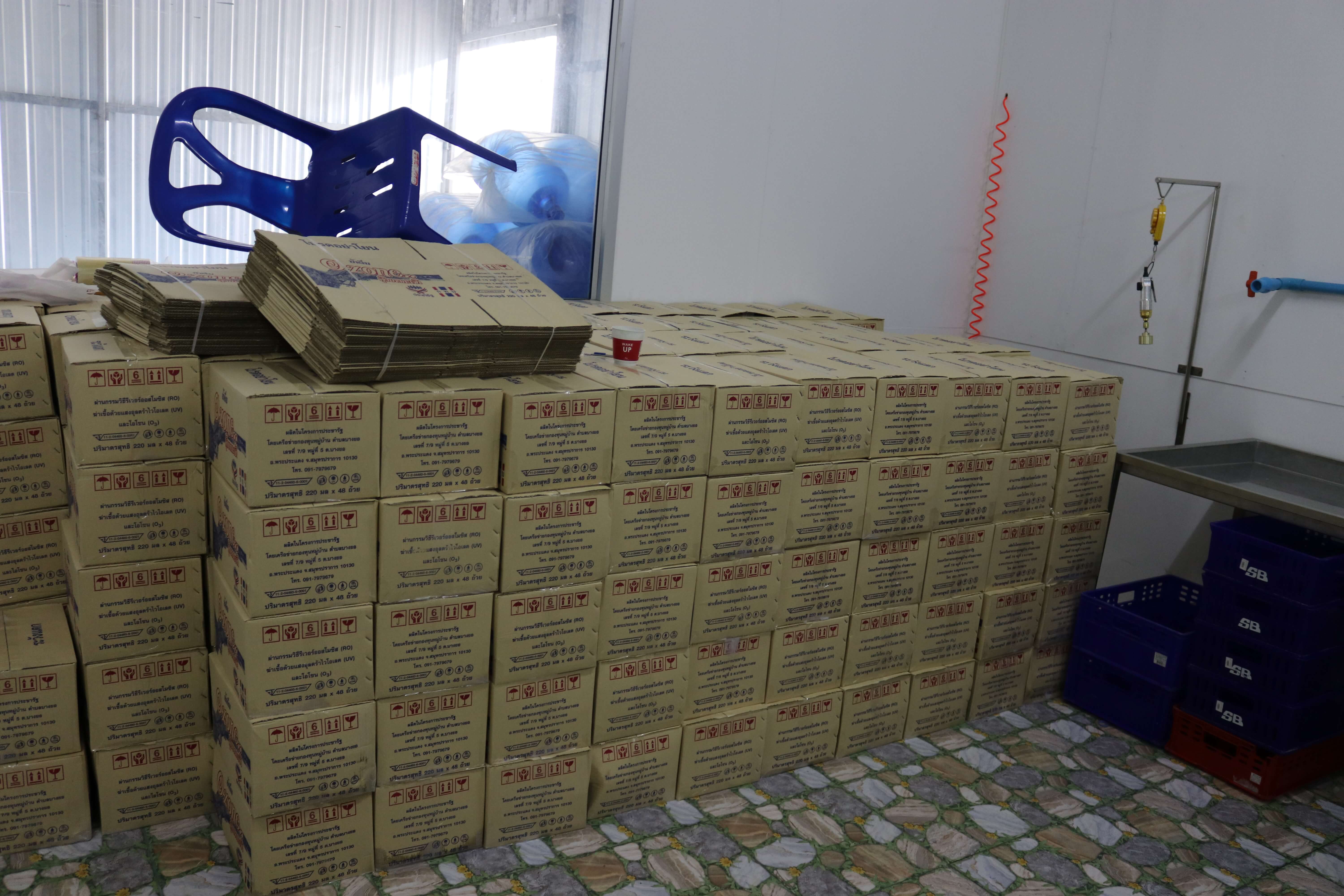 เครื่องบรรจุน้ำแก้วอัตโนมัติ