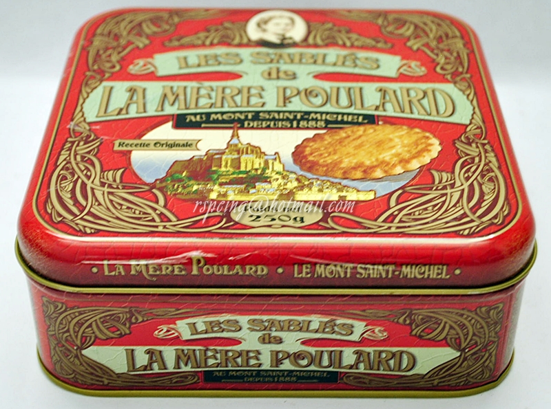 กล่องขนมคุ้กกี้ Les Sable's de La Mere Poulard