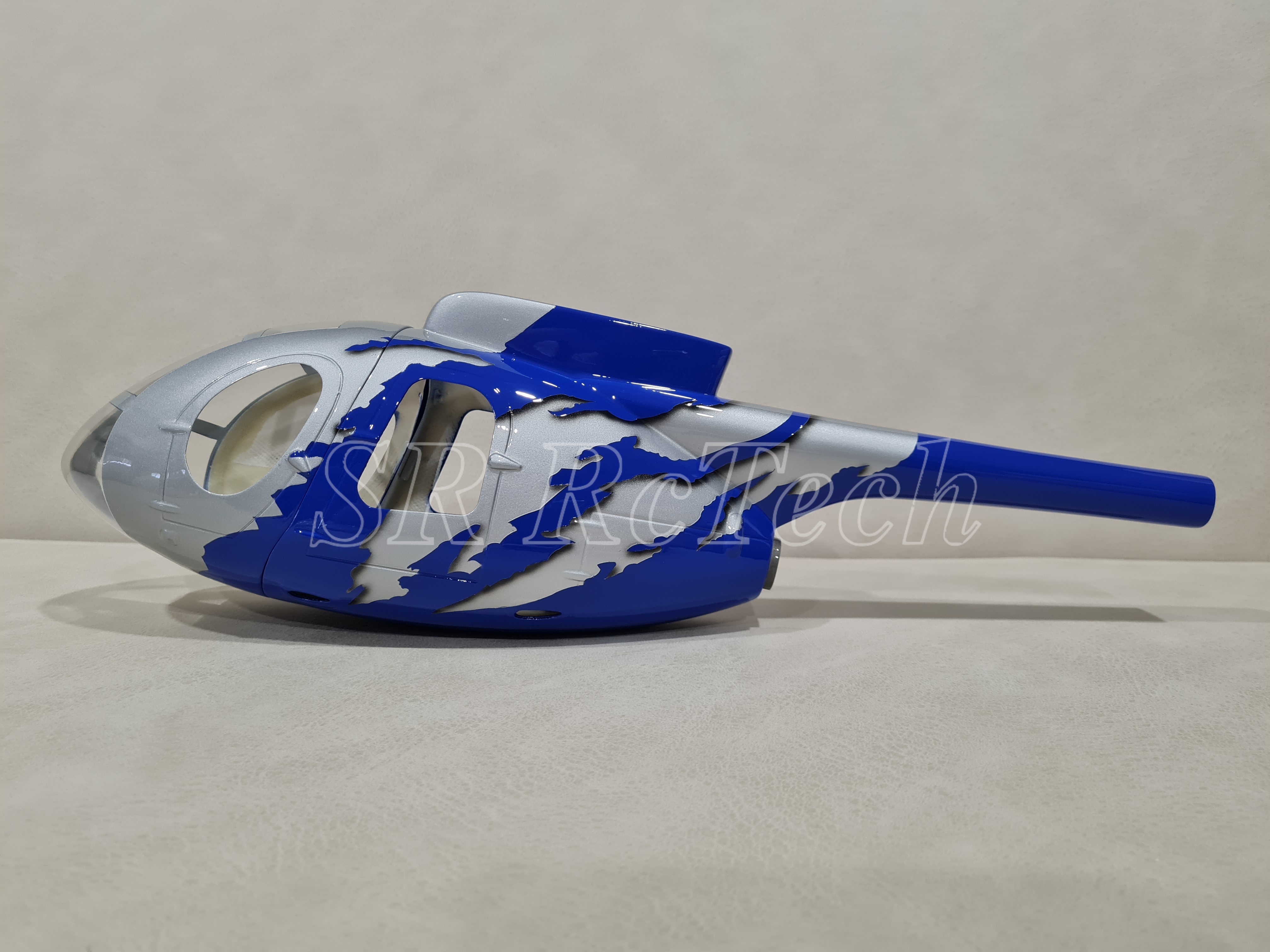 250 - MD500E G-Jive Blue Scale Fuselage for M2, Trex250, Goosky S2