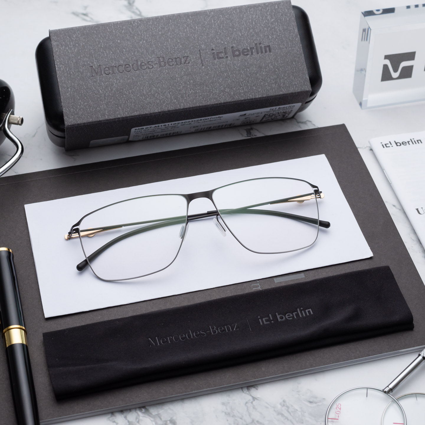 กรอบแว่น IC BERLIN MB07 Black