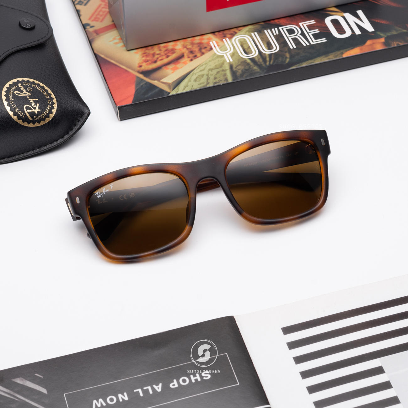 Ray-Ban RB4428F 894/57 Havana Polarized