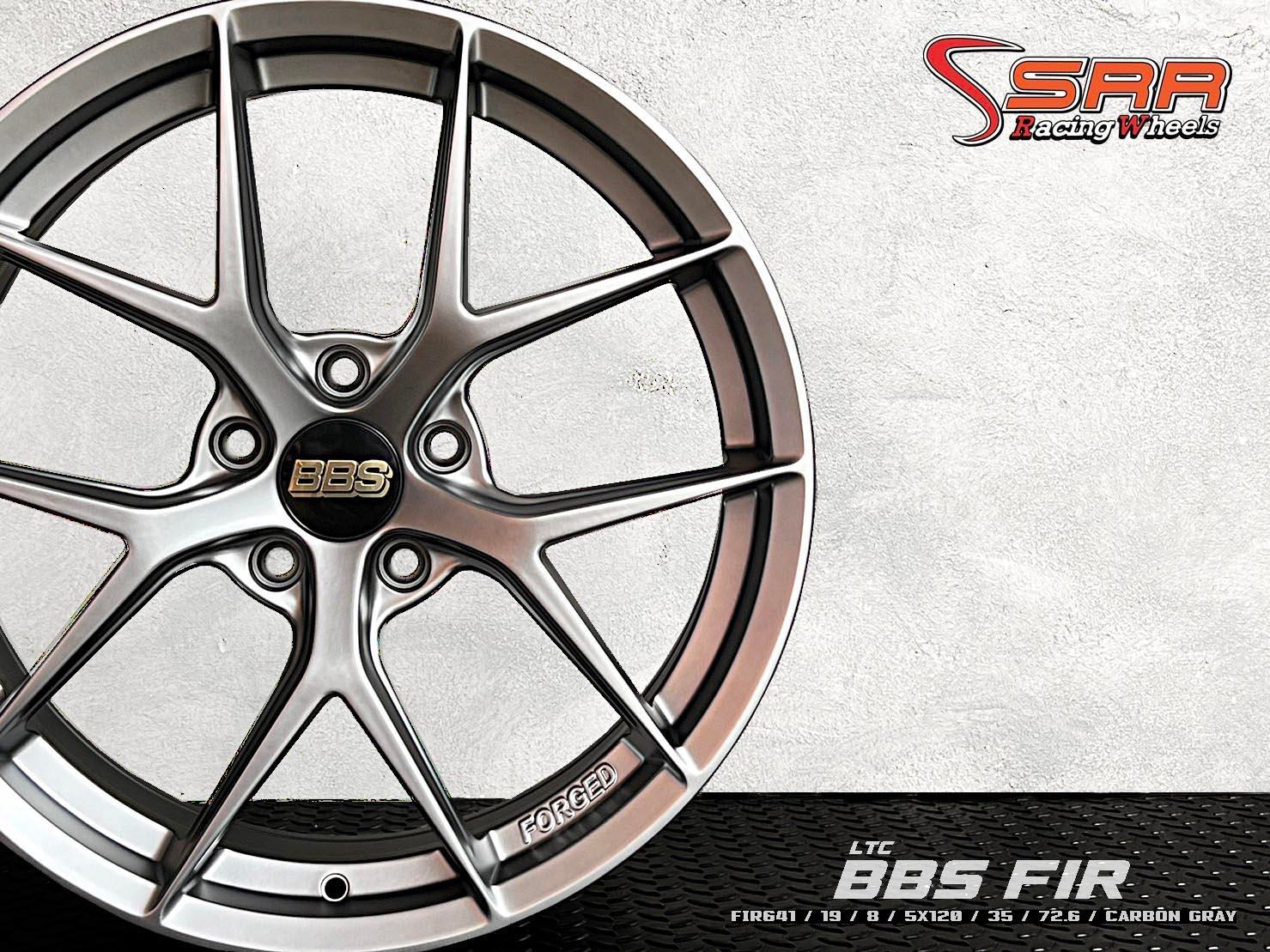 BBS FOR BYD SEAL : FIR641 19X8.5 5H120 ET35 CARBON GRAY (สีกันเงา)