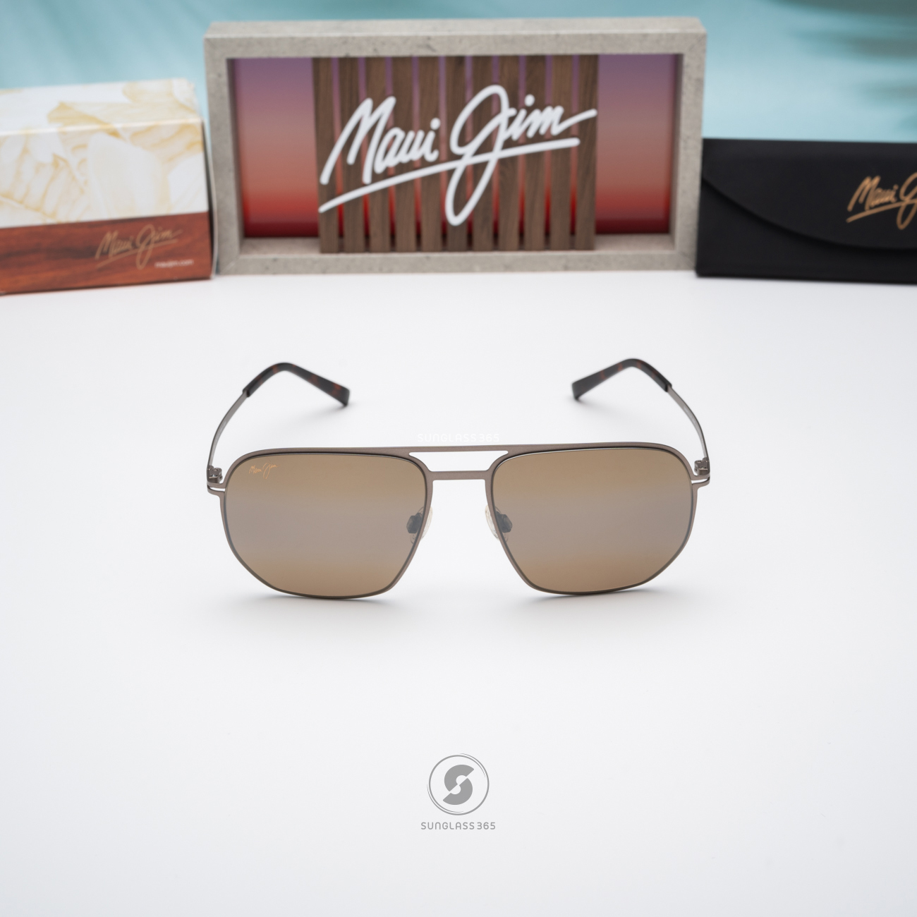 แว่นกันแดด Maui Jim SHARK'S COVE MJ H605 01 HCL Bronze