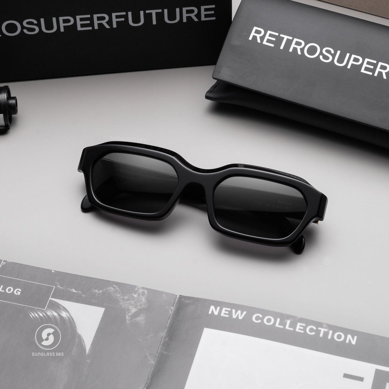 แว่นกันแดด SUPER SP 03P Boletus Black