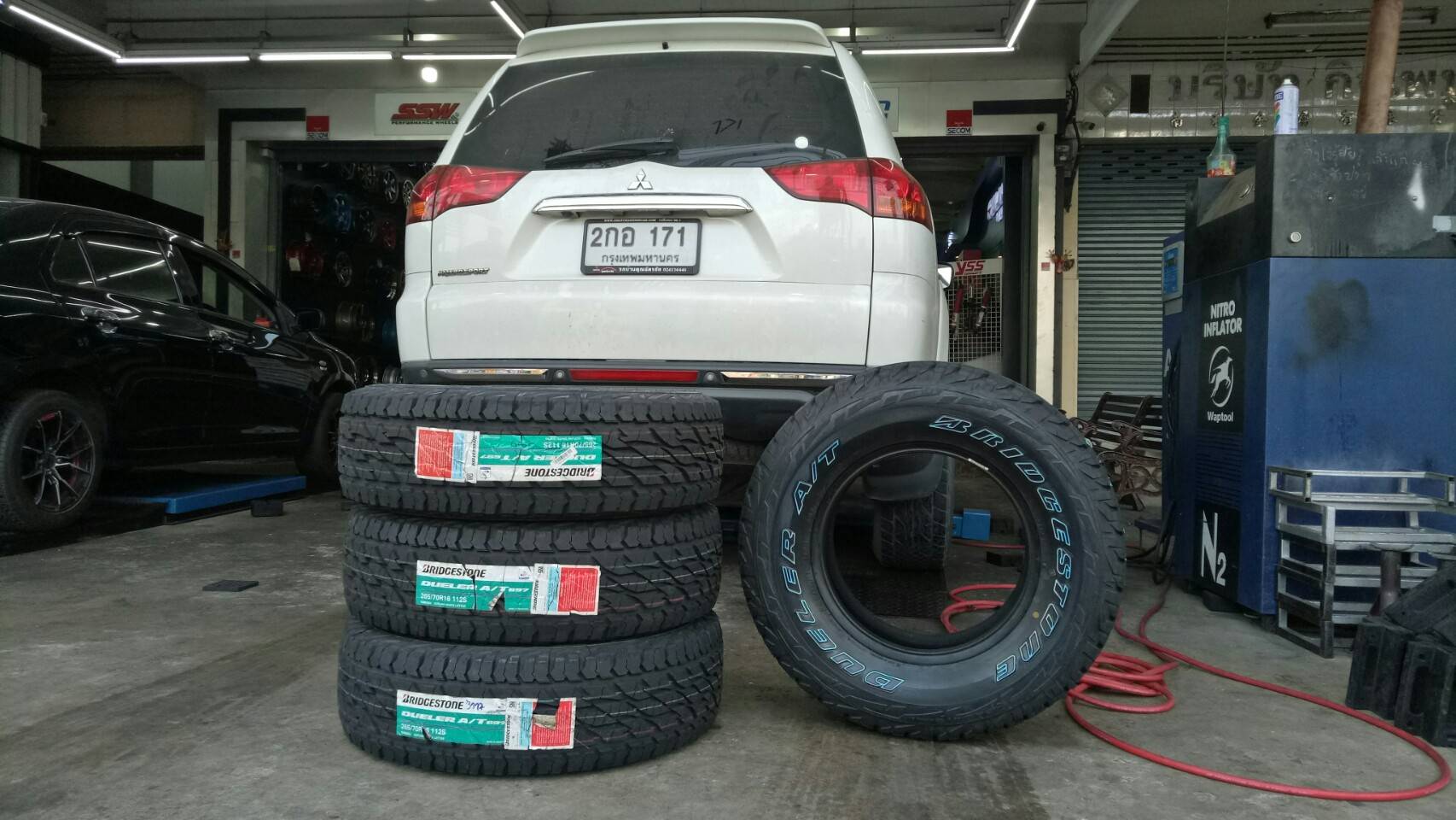 BRIDGESTONE DUELER AT 697 ใส่ PAJERO SPORT ราคาถูก