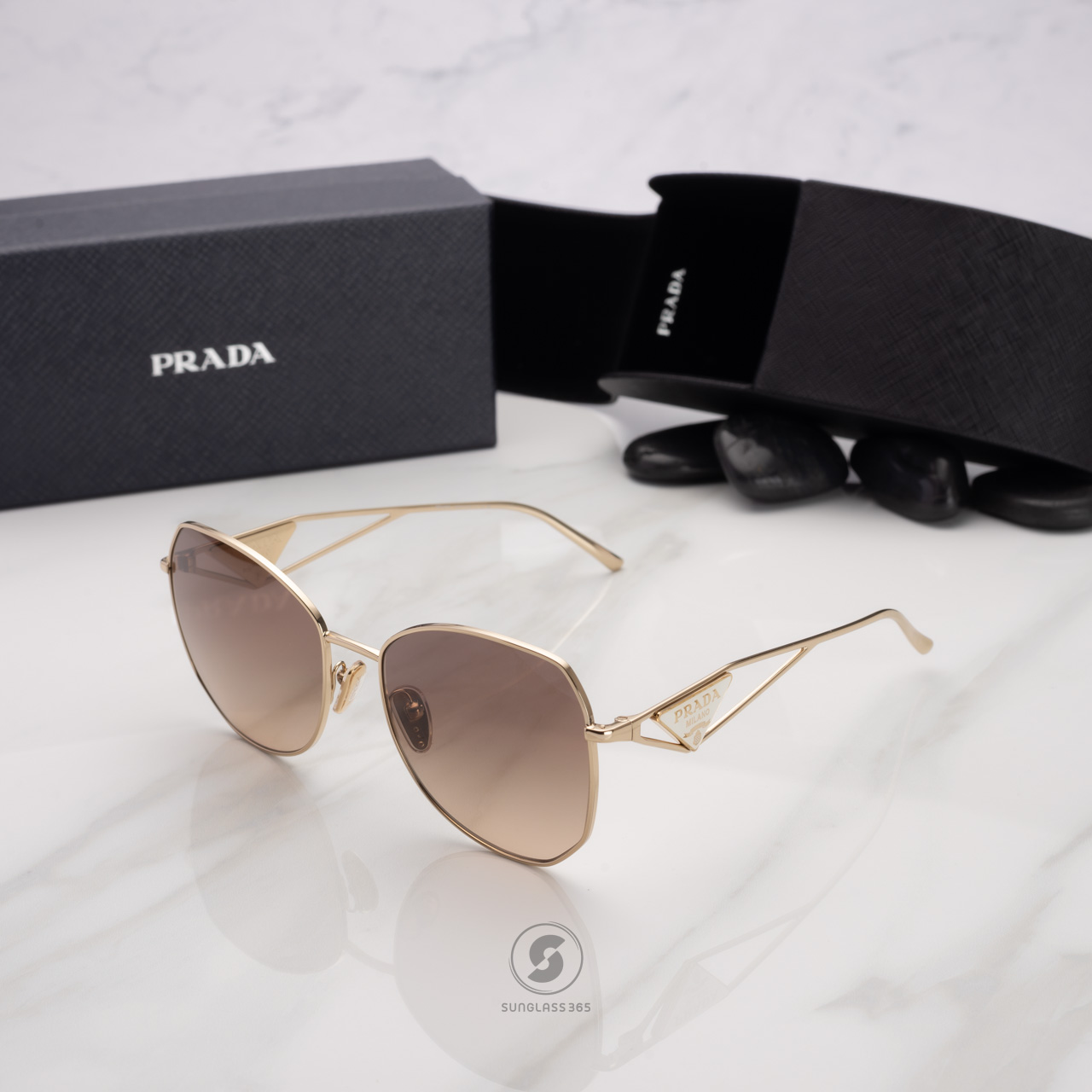 PRADA PR57YS ZVN3D0 Pale Gold
