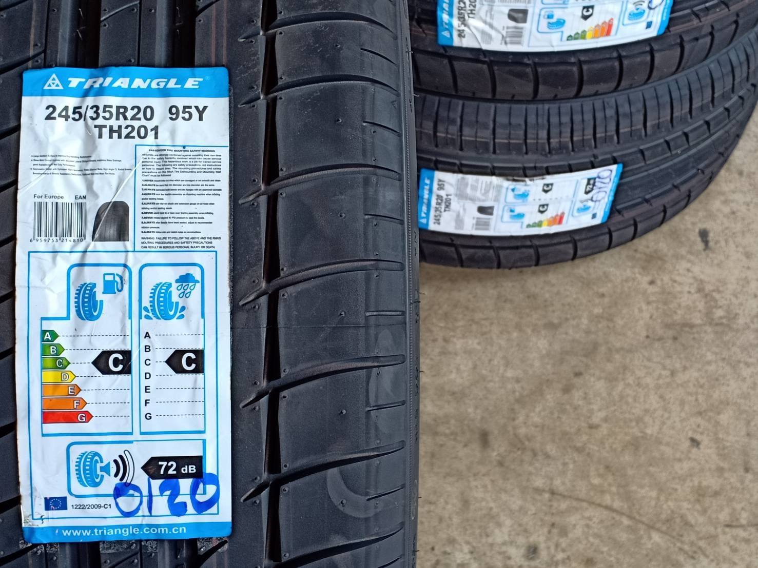 TRIANGLE 245/35R20 TH201 95Y MADE IN CHINA