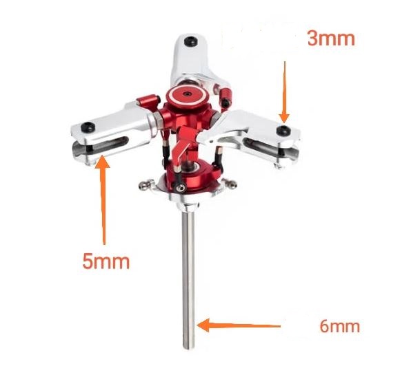 300C-DFC Metal Head 3 Blade Set